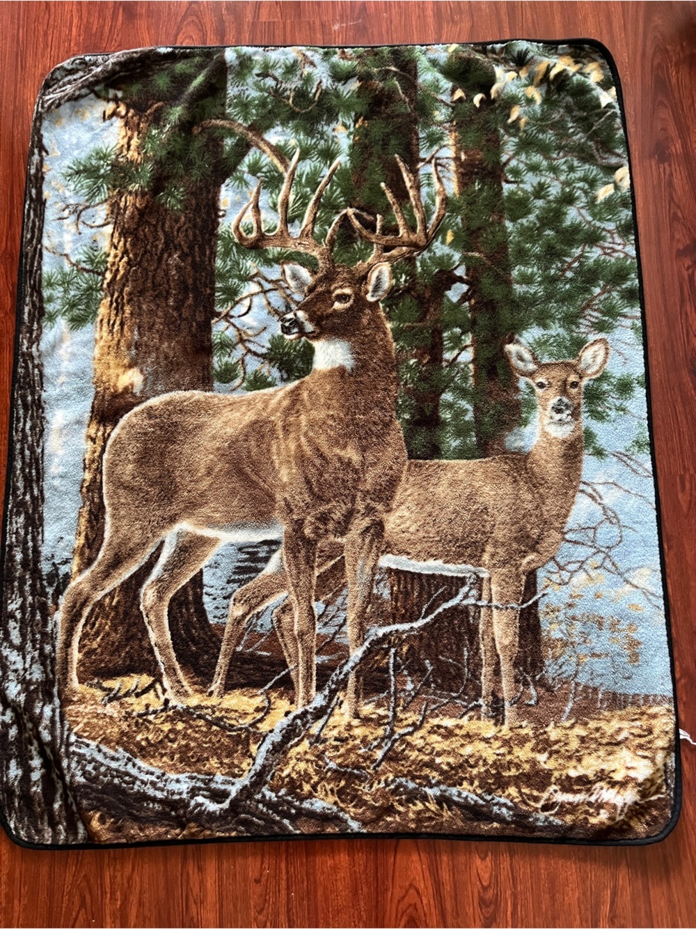 The Northwest Co James Meger COLD SNAP Deer Throw Blanket